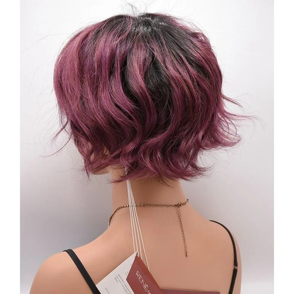 WYATT Wig by RENE OF PARIS, Plumberry Jam-LR (Long Rooted), Basic Cap, NEW